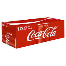 Coca Cola Classic Multipack Cans 375ml 10pk