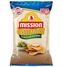 Mission Deli Style Corn Chips Round 500g