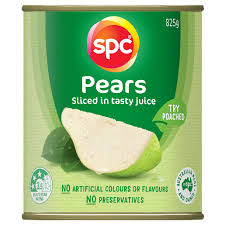 SPC Sliced Pears in Juice 825g