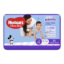 Huggies Nappy Pants Toddler Boy Size 4 29pk