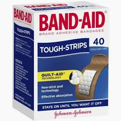 Band-Aid Tough Strips Regular 40s