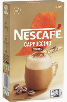 Nescafe Cappucino Strong Coffee Sachets 10pkt