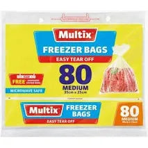 Multix Freezer Bag Medium 80pkt