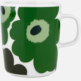 Marimekko Unikko Mug White+Greens