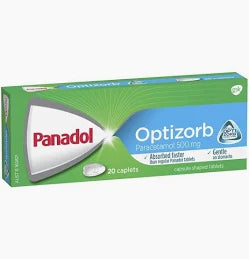 Panadol Caplets Optizorb 20pk 500mg