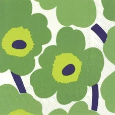 Marimekko Lunch Napkin - Unikko Green 20pk