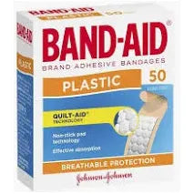 Band-Aid Plastic Strips 50s