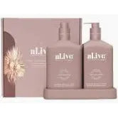 Al.ive Wash & Lotion Duo + Tray - Raspberry Blossom & Juniper