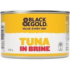 Black & Gold Tuna Chunk Brine 425g