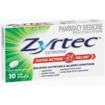 ZYRTEC Tablets 10pkt