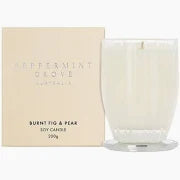 Peppermint Grove Burnt Fig & Pear Candle 370g