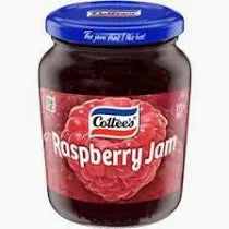 Cottee's Jam Raspberry 375gm