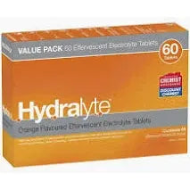 Hydralyte Effervescent Tablet Orange 60pkt