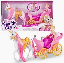 Zuru - Sparkle Girlz Unicorn and Carriage