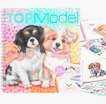 Top Model - Doggy Colour & Sticker Book