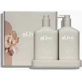 Al.ive Wash & Lotion Duo + Tray - Sea Cotton & Coconut