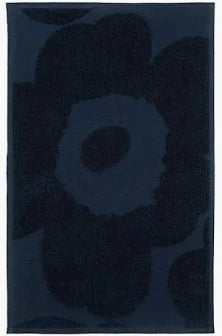 Marimekko Unikko Hand Towel - Dark Blue