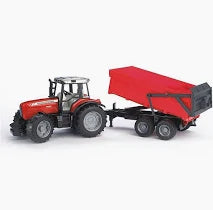 Bruder - Massey Ferguson 7480 Tractor & Trailer