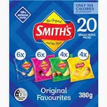 Smiths Original Crinkle Variety 20pk 380g