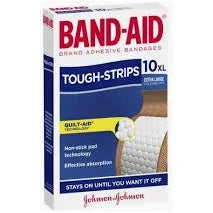 BAND-AID Tough Stripes Waterproof XL 10pkt