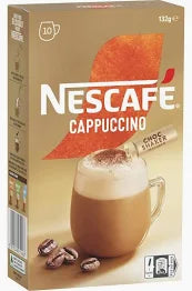 Nescafe Cappucino Coffee Sachets 10pkt