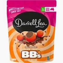 Darrell Lea Choc Ball Orange 168g