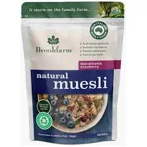 Brookfarm Natural Cranberry Muesli 500g