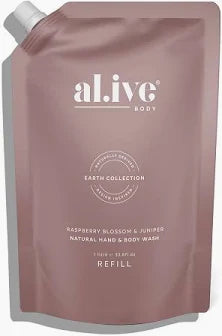 al.ive Hand wash Refill 1Lt Rasberry Blossom