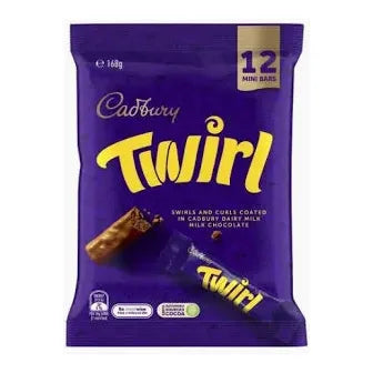 Cadbury Chocolate Twirl Share Pack 168g