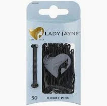 Lady Jayne Black 4.5cm Bobby Pins 100pk