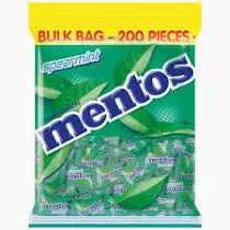 Mentos Spearmint Bulk Bag 200 pcs