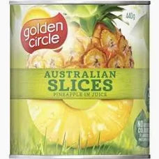 Golden Circle Sliced Pineapple in Natural Juice 440g