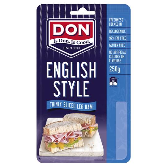 Don English Ham Shaved 250g