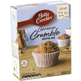 Betty Crocker Cinnamon Crumble Muffin Mix 500g