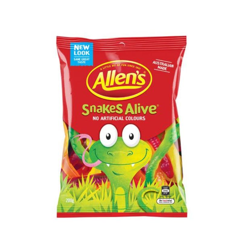 Allens Share Bags Snakes Alive 200g