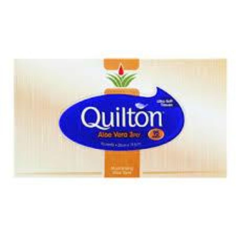 Quilton 3ply Aloe Vera Facial Tissue 95s