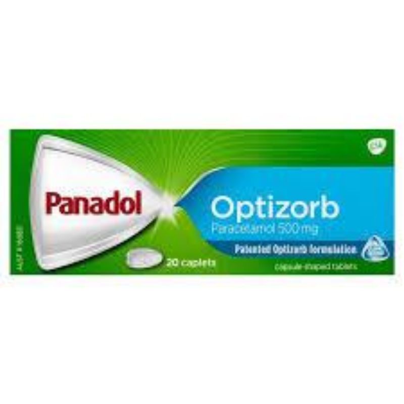 Panadol Caplets Optizorb 20pk 500mg