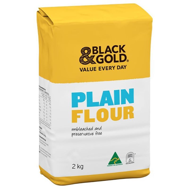 Black & Gold Plain Flour 2kg