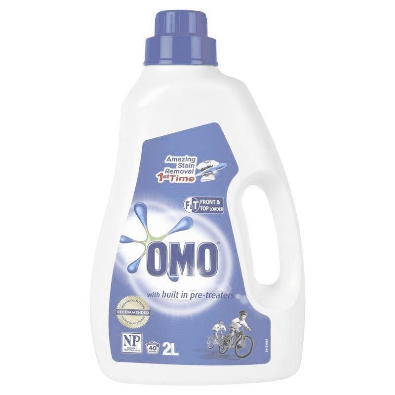 Omo Liquid Front and Top Loader Active Clean 2l