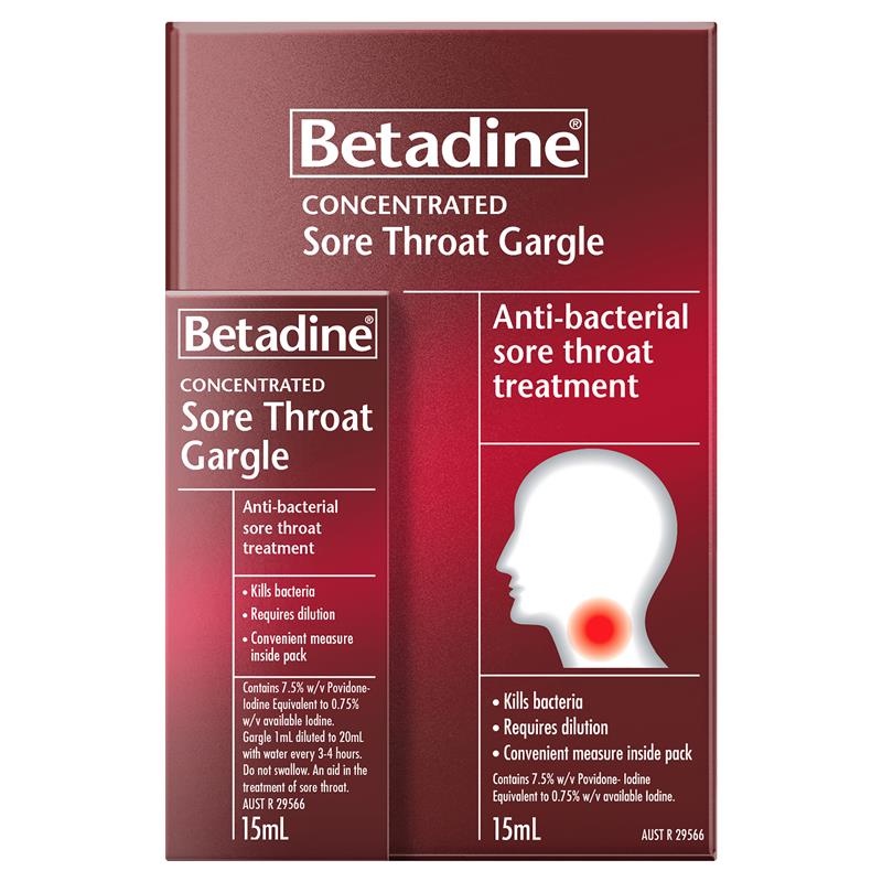 Betadine sore Throat Gargle 15ml