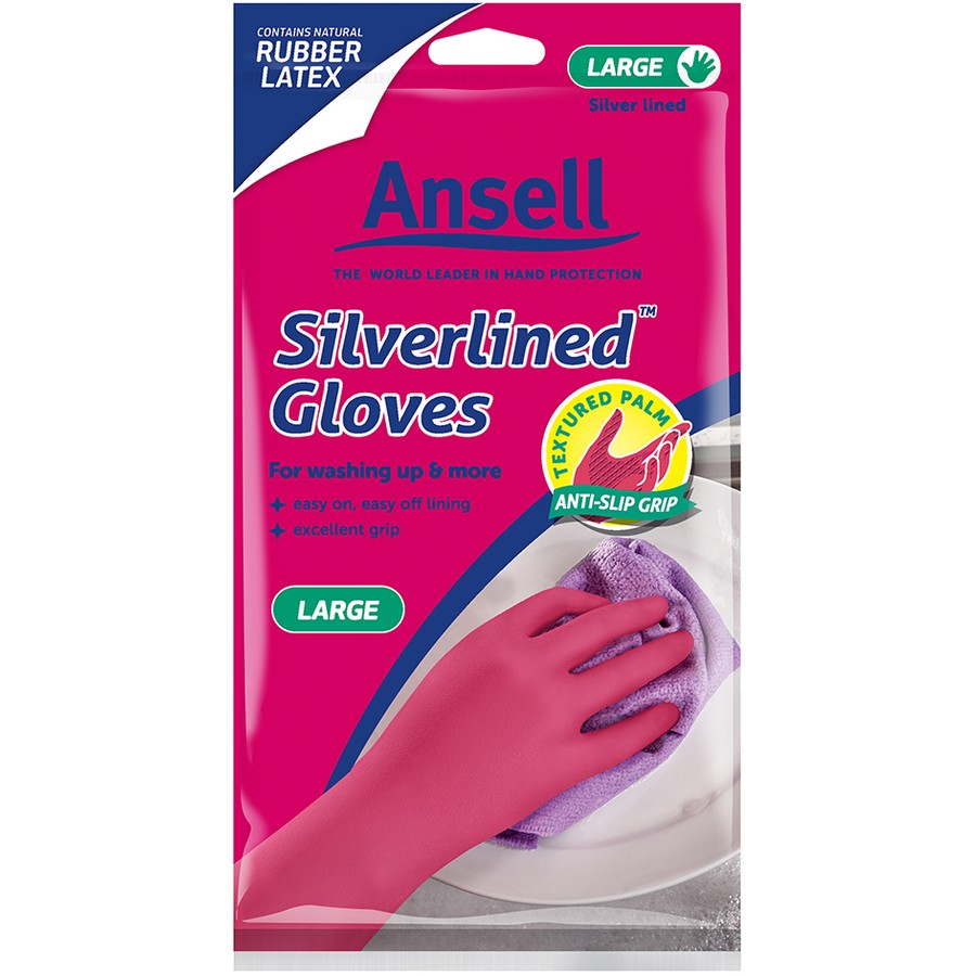 Ansell Silverlined Gloves Large