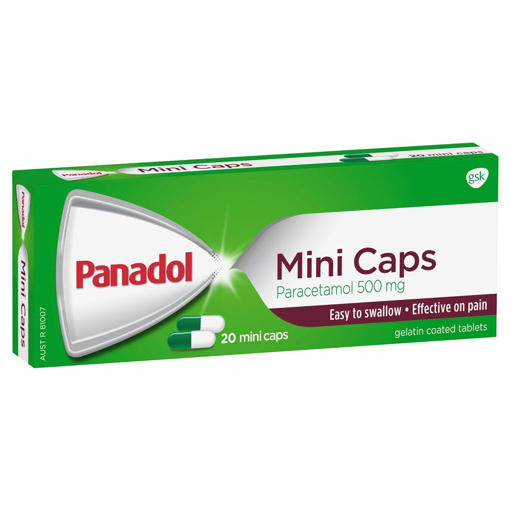 Panadol Mini Caps 20pkt