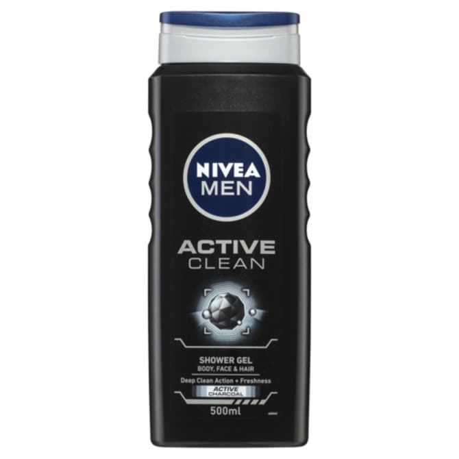 Nivea Men Shower Gel Active Clean 500ml