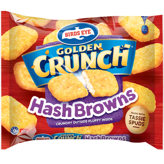 Birds Eye Golden Crunch Hash Browns 800g