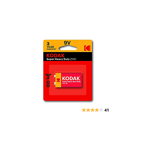 Kodak Batteries Super HD 9V 1Pk