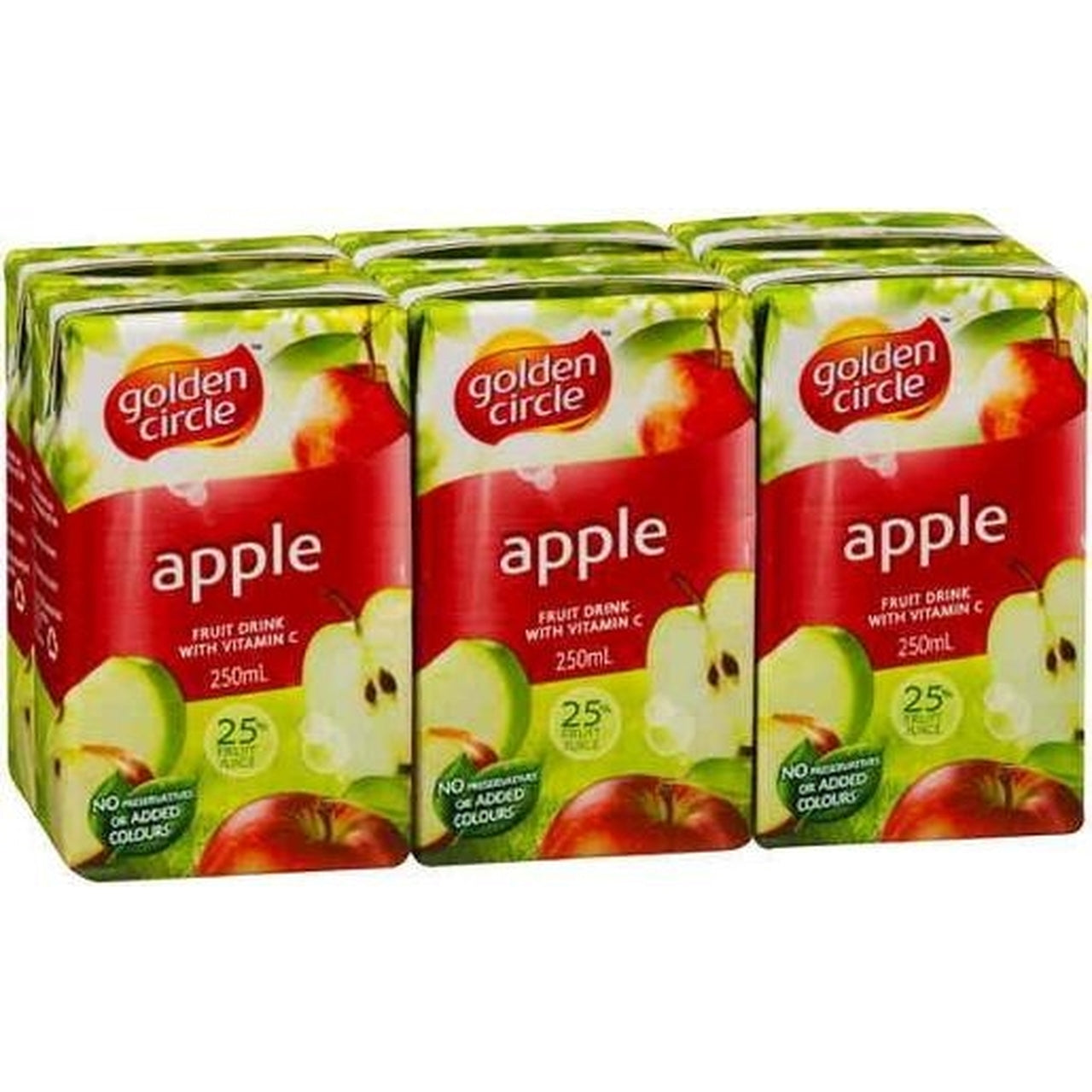 Golden Circle Apple Juice Box 6 x 250ml