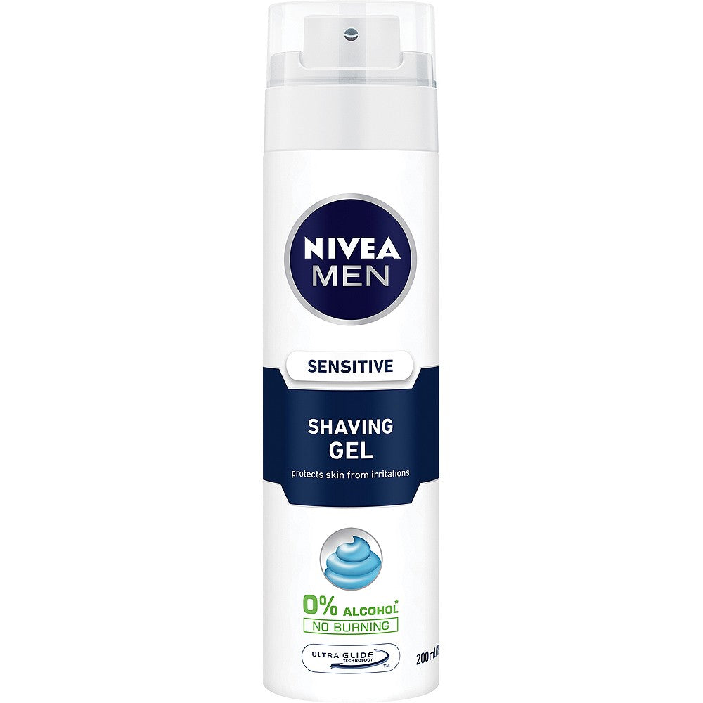 Nivea Mens Shaving Gel Sensitive 200ml