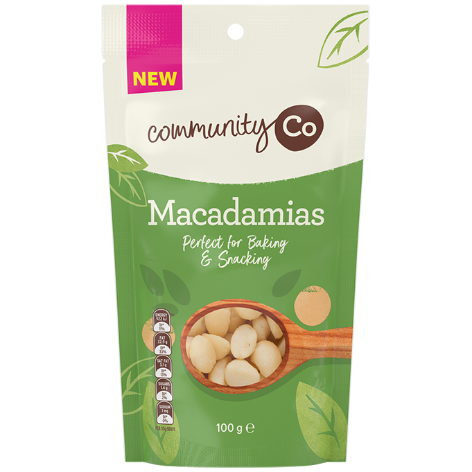 Community & Co Raw Macadamias 100g