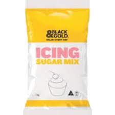 Black & Gold Icing Mixture 1kg