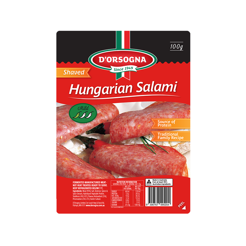 Dorsogna Hungarian Salami 100g